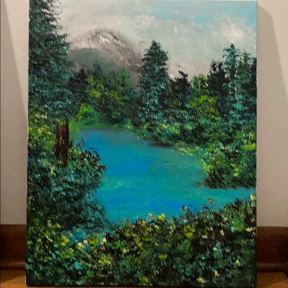 Other - SOLD Original acrylic landscape nature painting